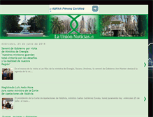 Tablet Screenshot of launionnoticias.cl